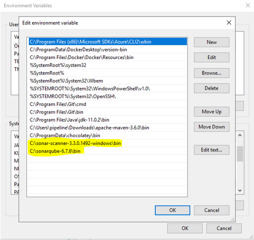 sonar-path-configuring